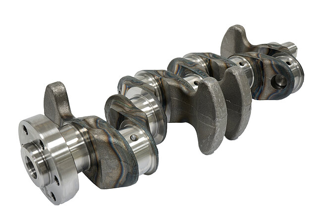 Crankshafts - Converting the stroke work of piston engines into rotary motion