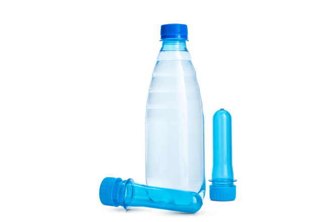 Bottles - Liquid containers made of glass or PET